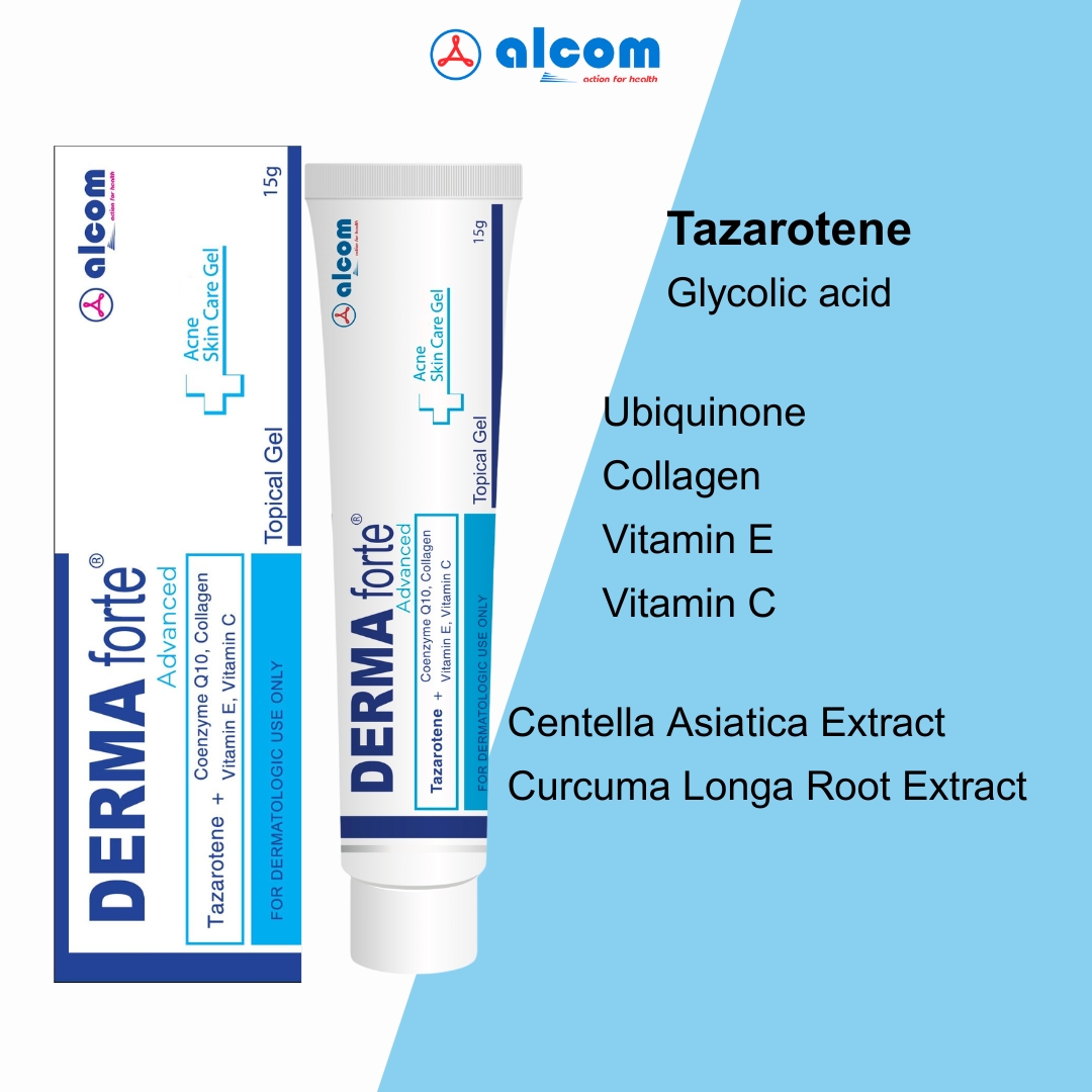 Derma Forte Advanced 15g - Gamma, Ngừa Mụn, Ngừa Thâm, Mờ Sẹo Mụn