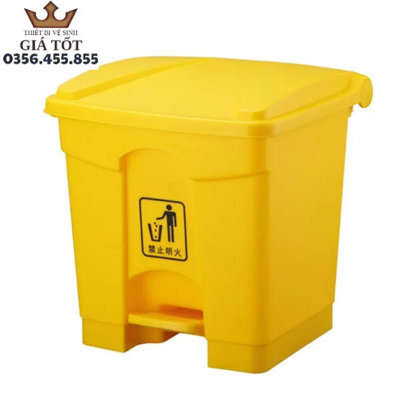 THÙNG RÁC NHỰA BAIYUN ĐẠP CHÂN 30L