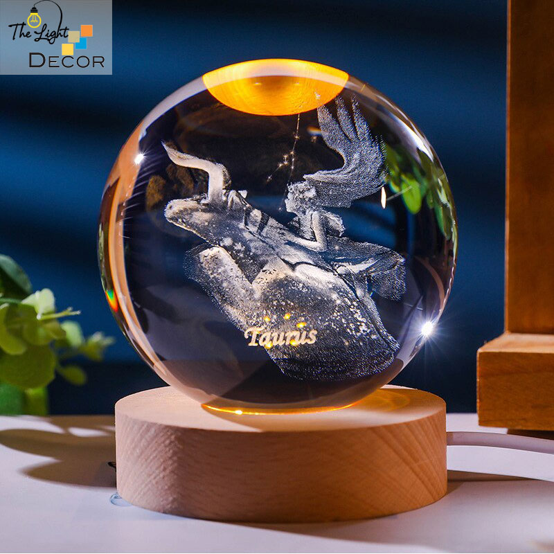 Bộ quà tặng Quả cầu pha lê 12 cung hoàng đạo