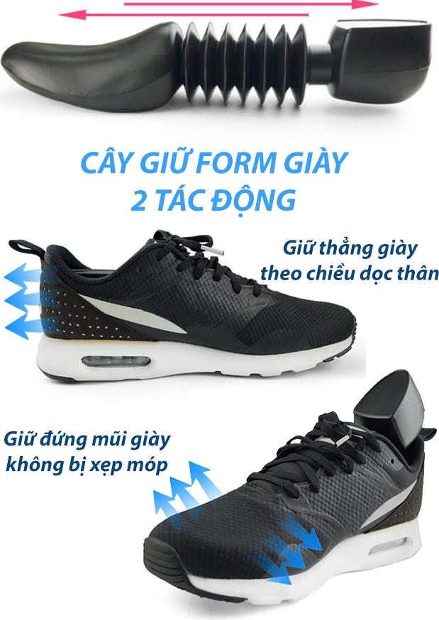 Dụng cụ giữ dáng giày và chống xẹp móp mũi giày cao gót nữ, giữ form mũi giày tây giày nam công sở da căng bóng PK45