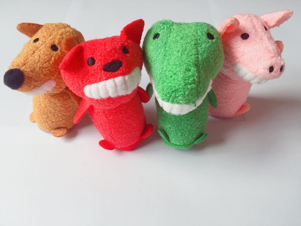 Rối ngón kể chuyện - set rối ngón 4 nhân vật hoạt hình Cartoon
