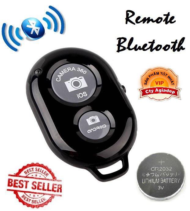 Điều khiển (Remote) S3 Chụp ảnh không dây Bluetooth siêu xịn pin rời