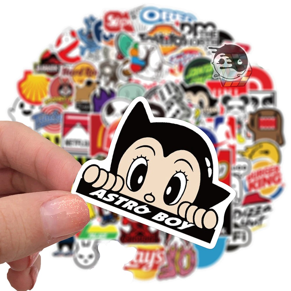 Sticker decal dán logo laptop , điện thoại,bình nước hình dán trang trí