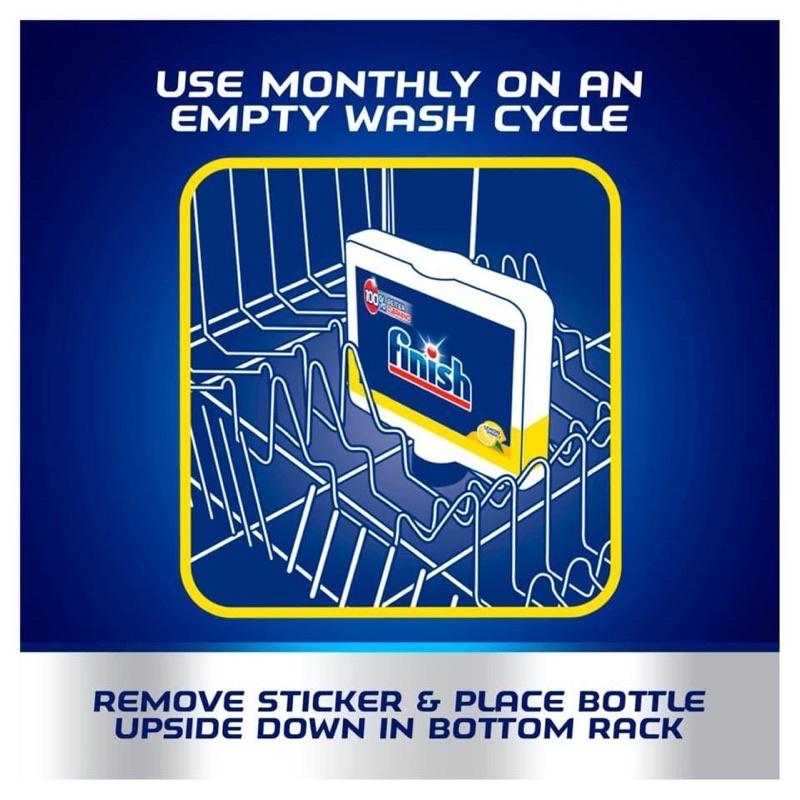 Dung dịch vệ sinh máy rửa bát chai 250ml Finish