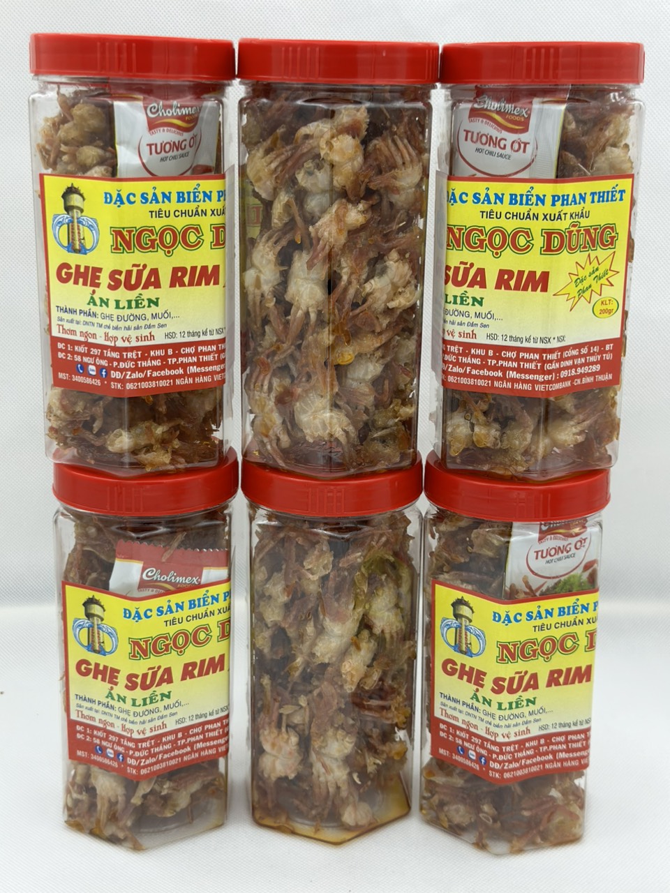 Đặc sản Phan Thiết - Ghẹ Sữa Rim Hộp (Gói) 200 Gram Đã Chế Biến Ăn Liền Ngon Ơi Là Ngon. Hạn Sử Dụng 12 Tháng Kể Từ Ngày Đặt Hàng - OCOP 4 Sao