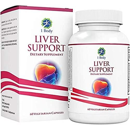 Liver Cleanse and Support Supplement – Milk Thistle Extract , Turmeric Curcumin, Dandelion Root, Artichoke, N Acetyl L Cysteine, Vitamin B12 and More in 2 Vegetarian Capsules