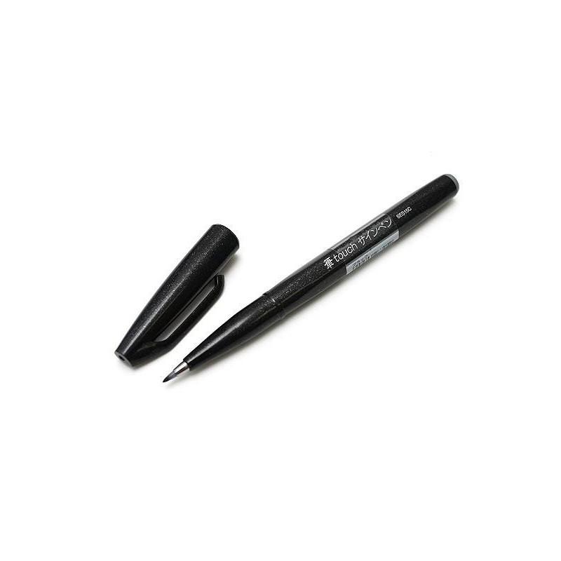 Bút Lông Màu Nước Touch Pentel SES15C-A - Đen