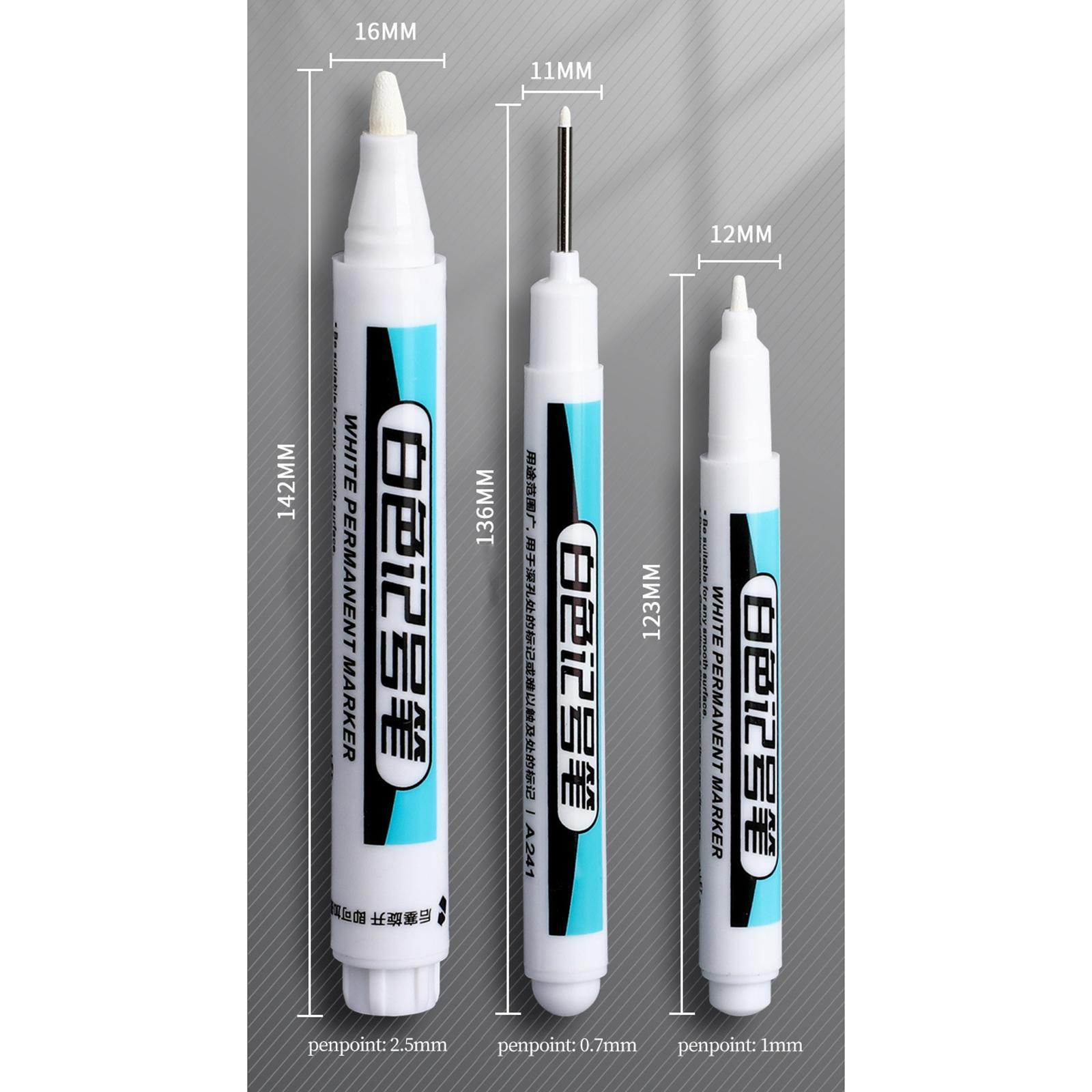 Multipurpose White Markers Paint Pen Glass Drawing Bathroom Foam Carpenter Marker Pen