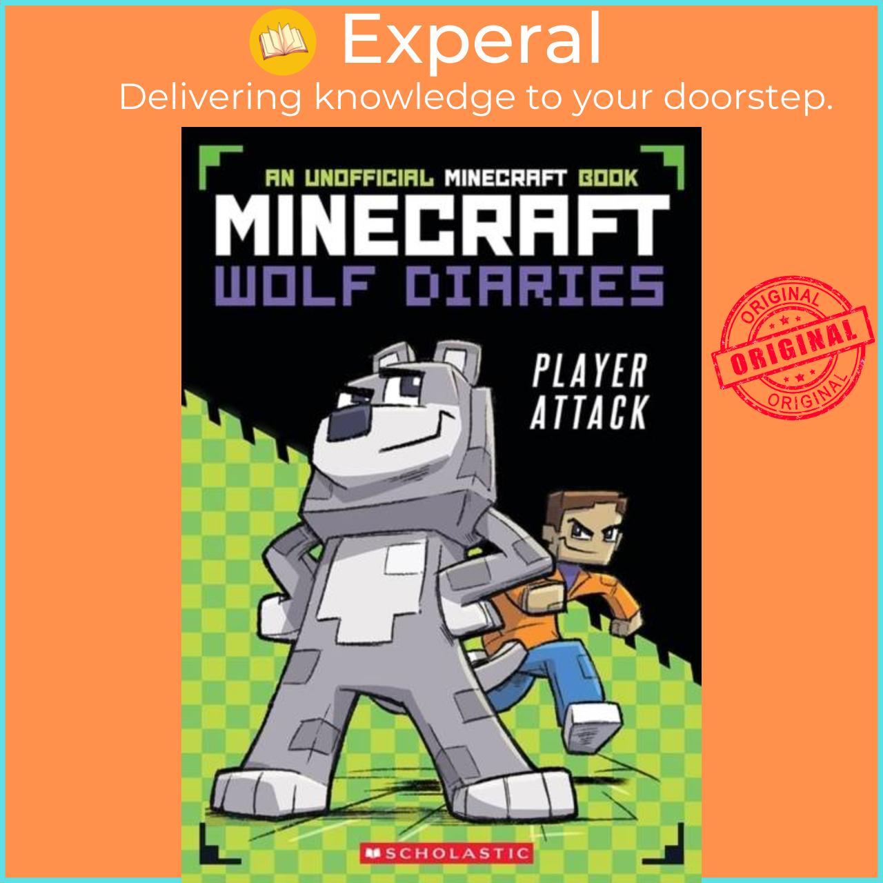 Sách - Minecraft Wolf Diaries #1: Player Attack by Winston Wolf (UK edition, paperback)