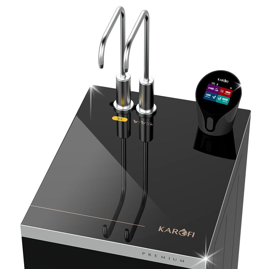 [TẶNG MÁY LỌC KHÔNG KHÍ KAP 317] Máy lọc nước Nóng Lạnh Hydro-ion Kiềm Karofi SA8 PREMIUM - 12+1 lõi - Hàng Chính Hãng