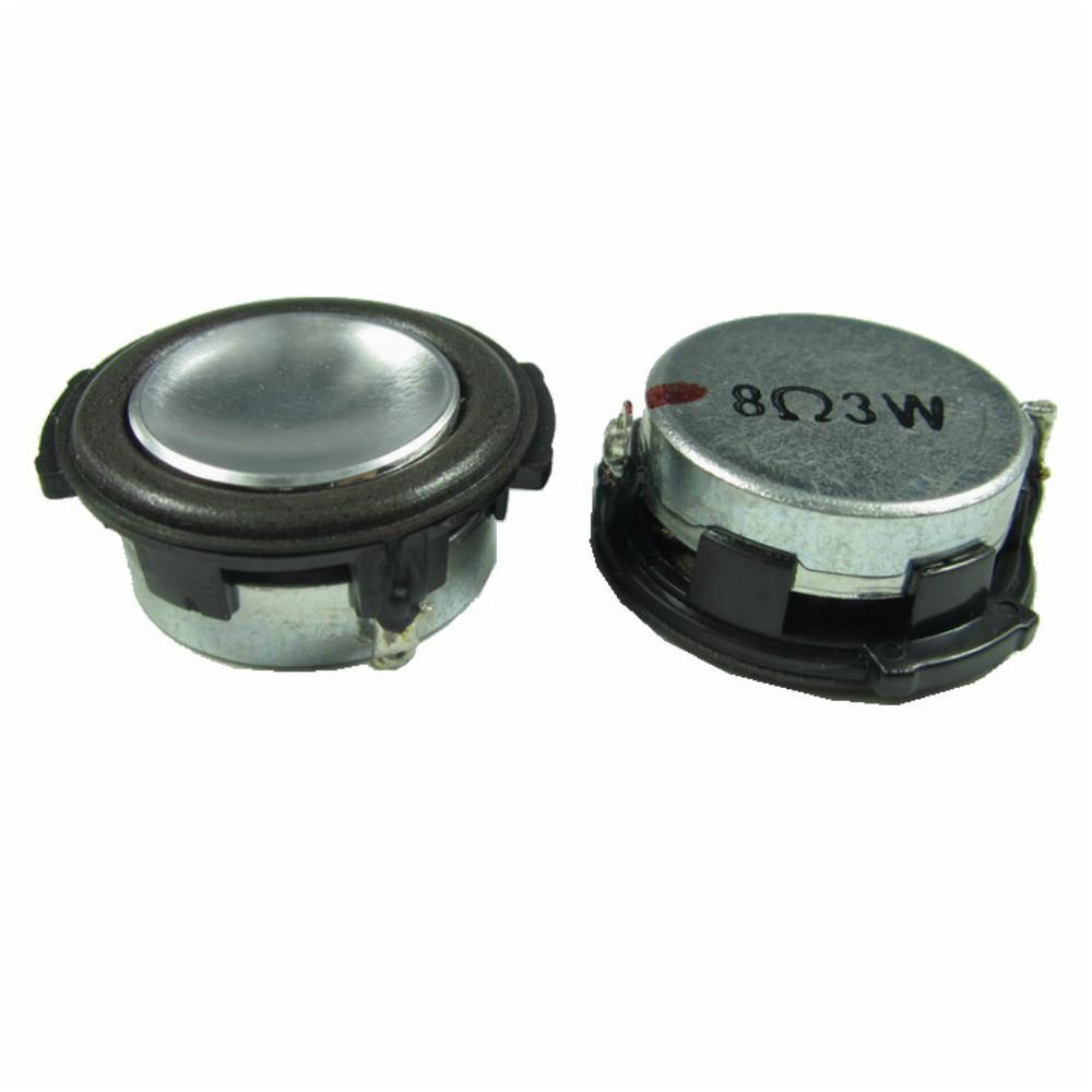Tenghong 2pcs 1,25 inch loa mini 31mm 1 inch 4 ohm 8ohm 3W Audio Portable Fell Color: 8Ohm