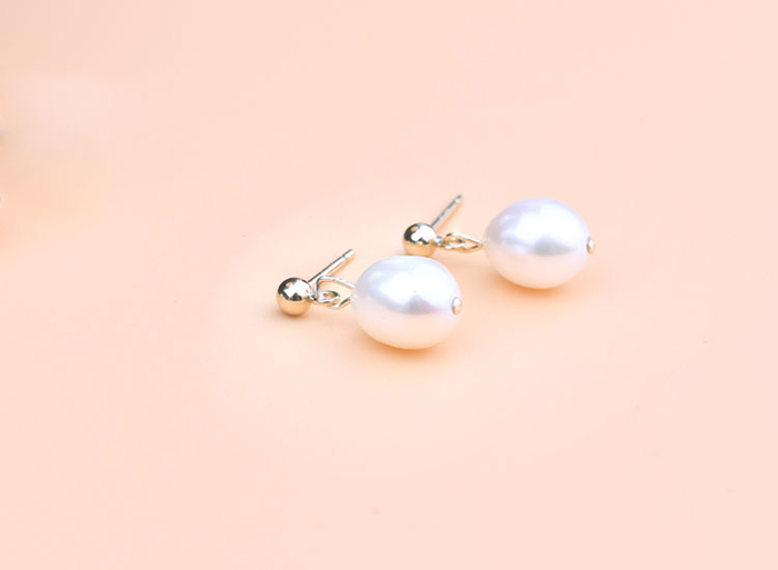 Bông Tai Khuyên Tai Hạt Trai Giọt Nước BTJ_B134