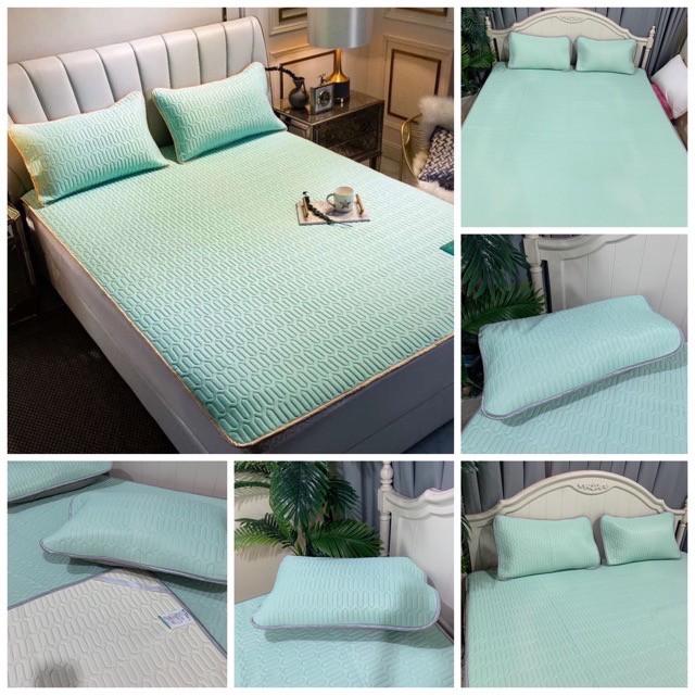 Chiếu Điều Hoà Mủ Cao Su Non 3D Tencel Latex Mát Mềm Mịn