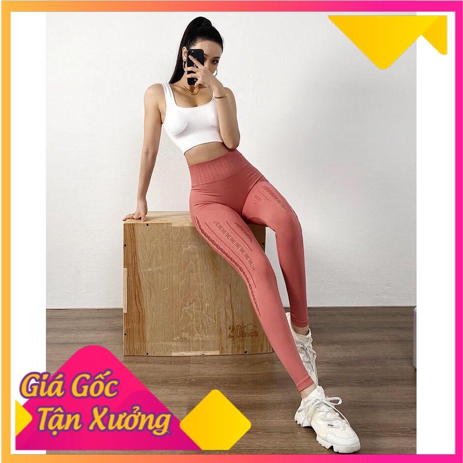 Quần Áo Tập Thể Thao Nữ - Quần Dài Legging Lưng Cao Mẫu Mới 2020