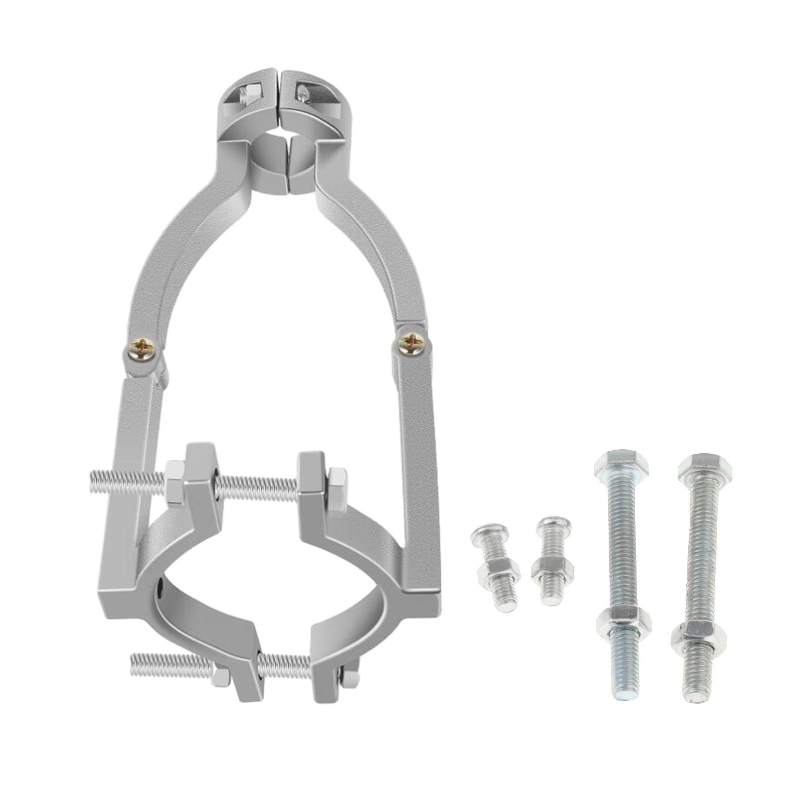 Square Hole Drill Bit Adapter Fixing Bracket Woodworking Stainless Steel Professional for Bench Drill or Hand Drill Drill Machine Accessory