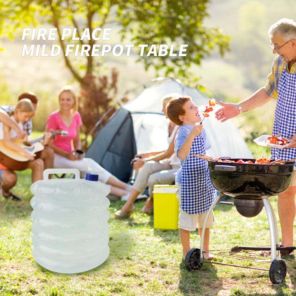 Thùng chứa nước 15L có thể thu gọn mang theo để đi bộ đường dài