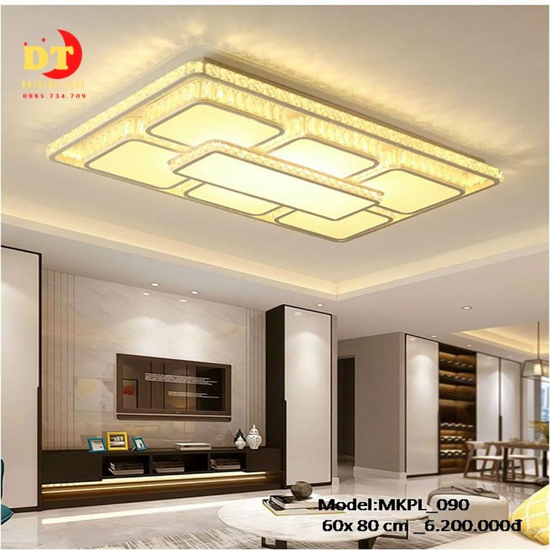 Đèn mâm phale ốp trần cao cấp cho phòng khách, phòng ngủ HTLQ pl