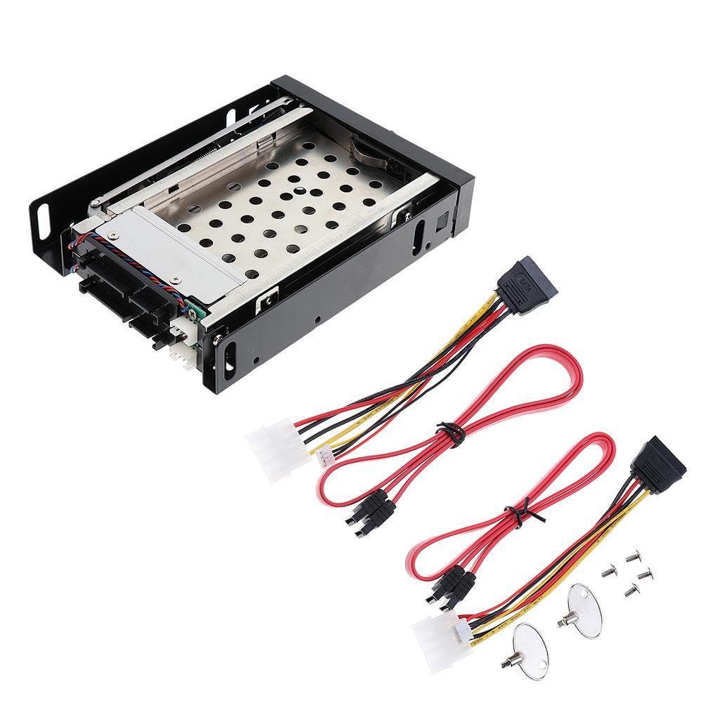 Optical Drive Bay Trayless Mobile Rack Enclosure for 2.5inch SATA Hard Drive