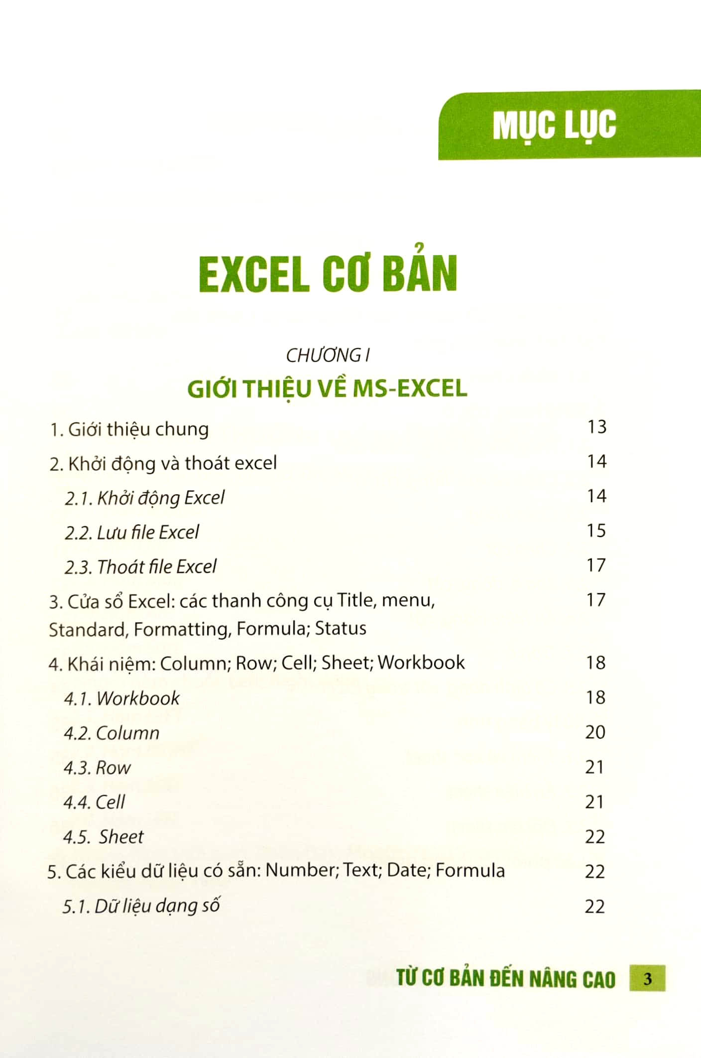Excel Ứng Dụng Văn Phòng - Từ Cơ Bản Đến Nâng Cao