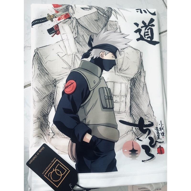 Áo Kakashi Thư Pháp Cực Đẹp | BST Áo Thun Naruto Đẹp NT04