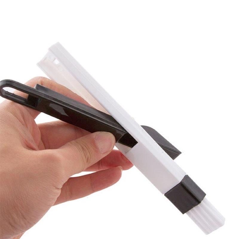 Chổi Quét Bụi Vị Trí Hẹp - Kèm Ki Xẻng Hốt Rác Mini - Cọ Mini Vệ Sinh Khe Cửa - Bàn Phím Máy Tính
