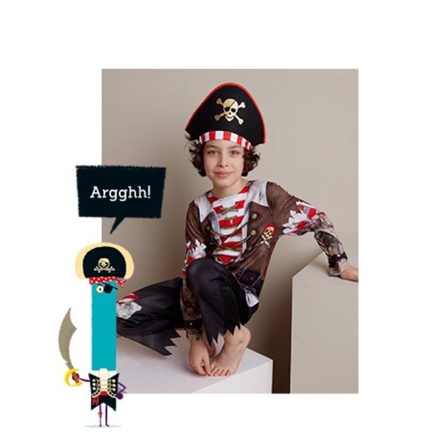 Đồ hoá trang Halloween cướp biển Geogre xuất xịn cho bé trai