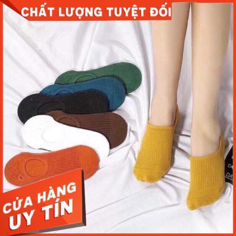 1 Đôi Tất Hài Cotton Gân Nữ Loại Đẹp