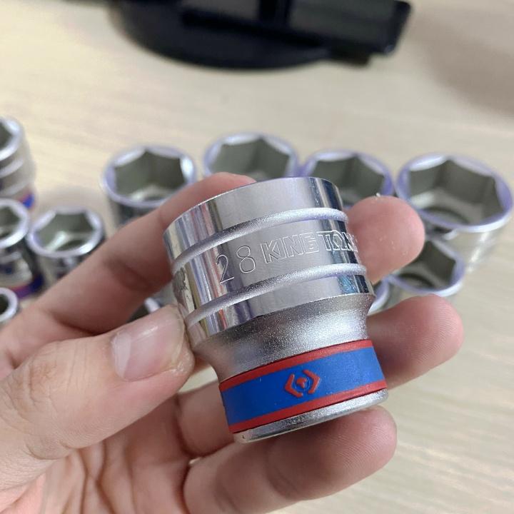 Tuýp 1/2 trắng ngắn KINGTONY 4335 6 cạnh TỪ 8-36mm
