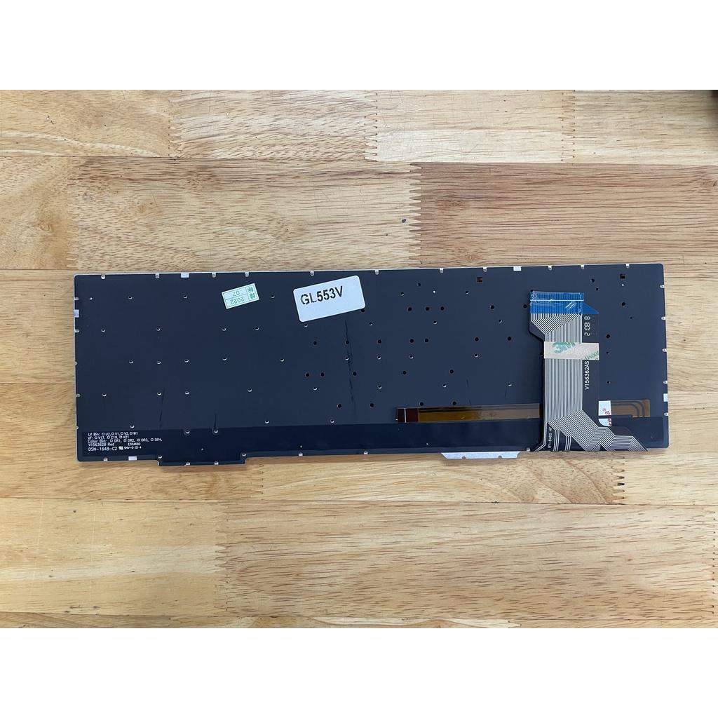 BÀN PHÍM MÁY TÍNH DÀNH CHO ASUS FZ53V FX53VD FX553VD FX753VD GL553 GL553V GL553VW TỐT CÓ ĐÈN ĐEN ĐỎ