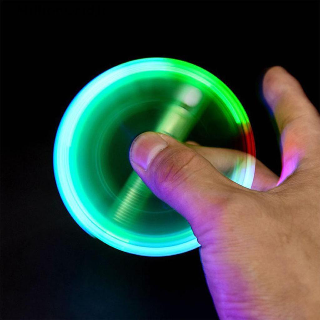 Bút Con Quay Đồ Chơi Fidget Spinner Với ĐèN LED 3 Trong 1 EDC có thể viết