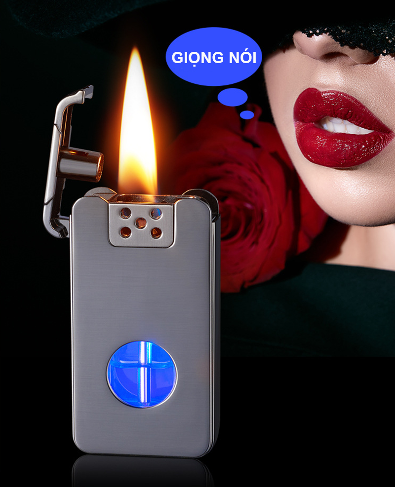 Bật Lửa Cảm Ứng 4in1 Có Đèn Fullbox – Xài Xăng