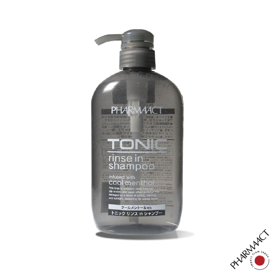Dầu Gội Xả 2in1 Bạc Hà Mát Lạnh cho Nam PharmaAct Tonic Rinse In Shampoo