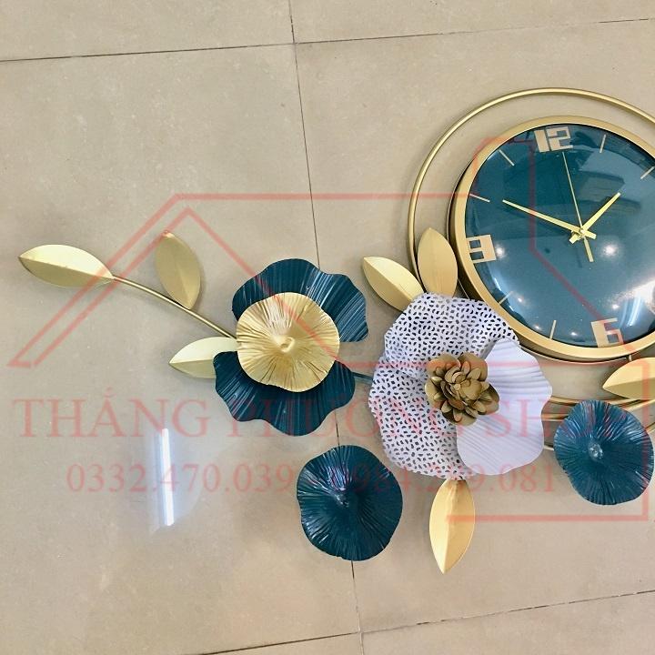 Đồng Hồ Treo Tường Cành Hoa TP-077G