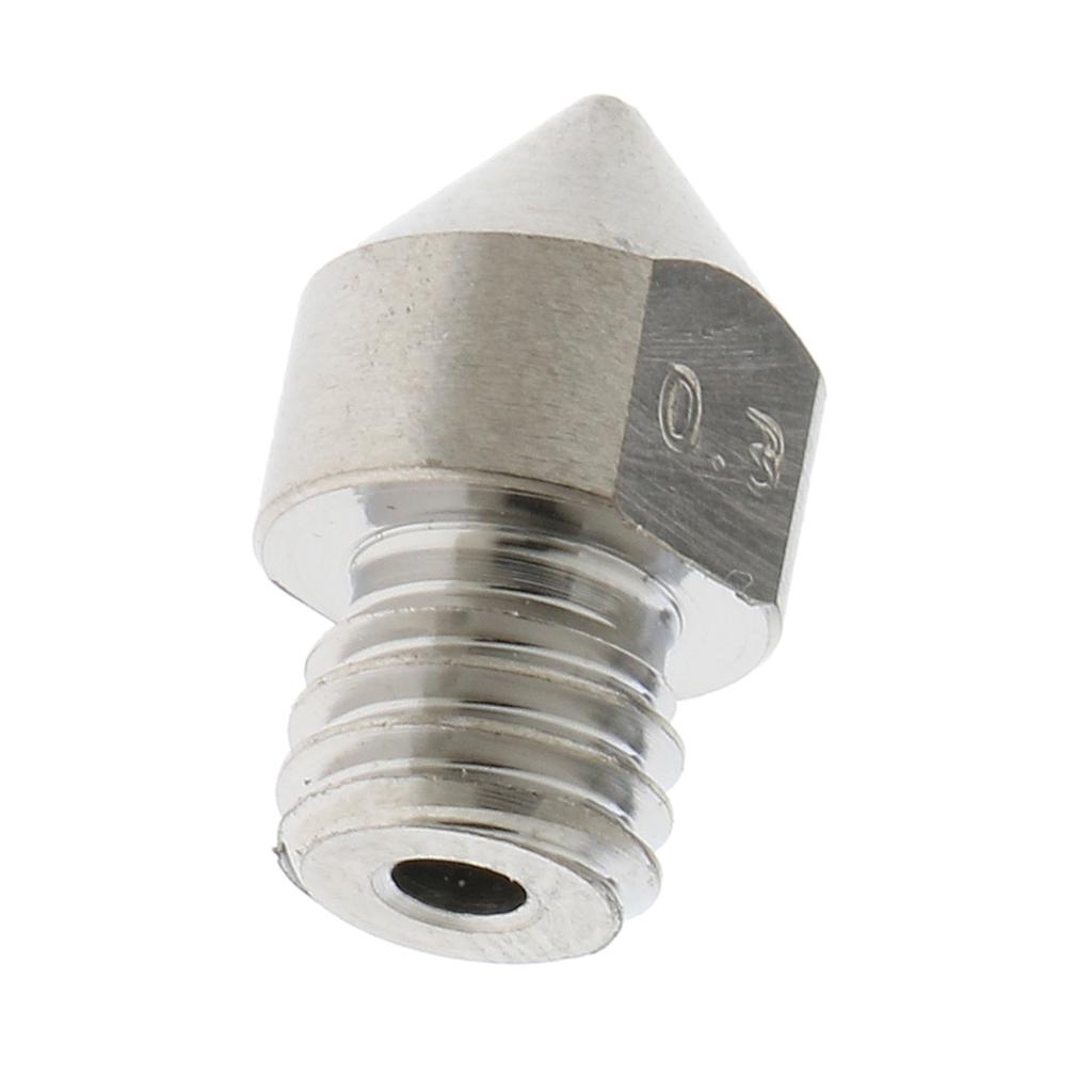 0.3mm Brass Nozzle for 1.75mm 3D Printer Head Hotend Extruder Accessories