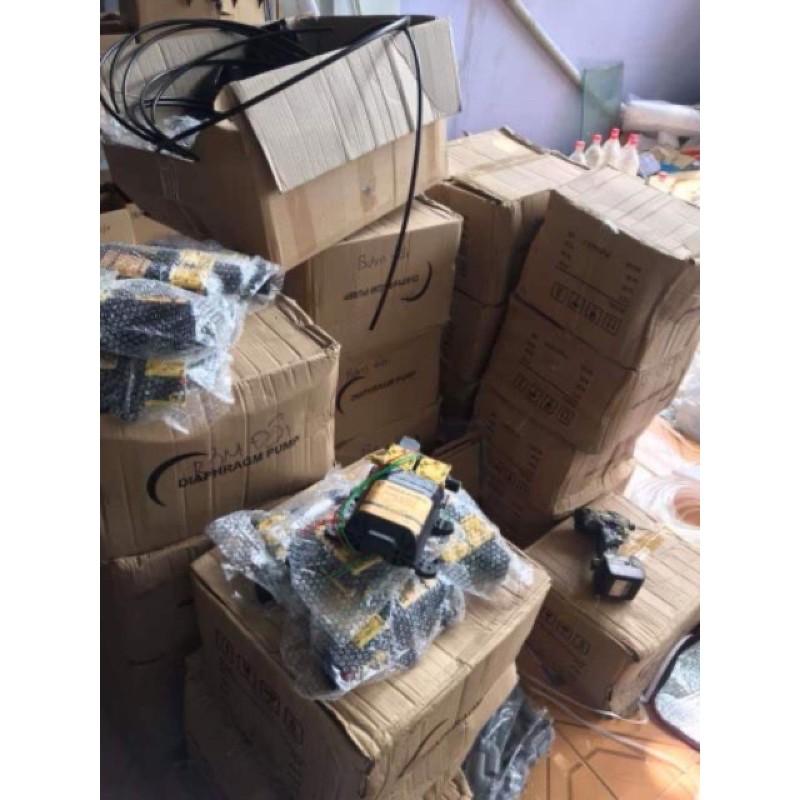 Bộ bơm đôi và nguồn 12v 10A