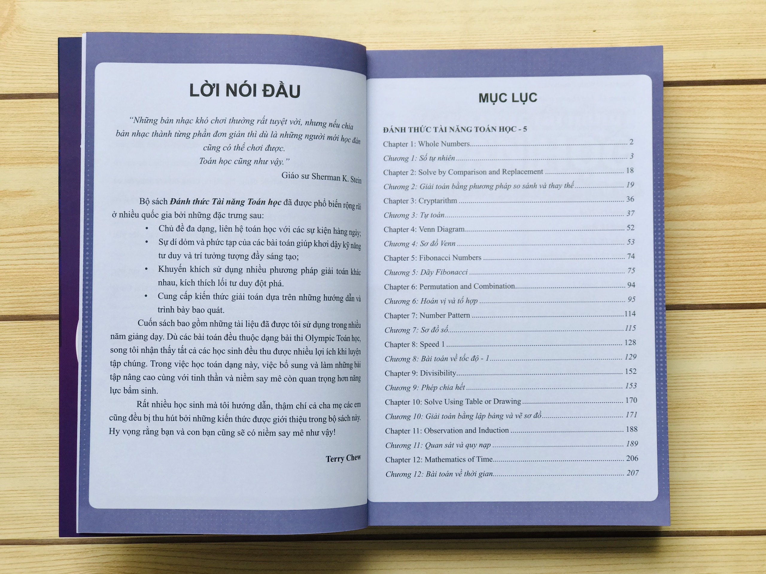 Sách Đánh Thức Tài Năng Toán Học 5 - Sách Song Ngữ Giúp Trẻ Vừa Học Toán Vừa Ôn Luyện Tiếng Anh - Á Châu Books, Bìa Cứng, In Màu