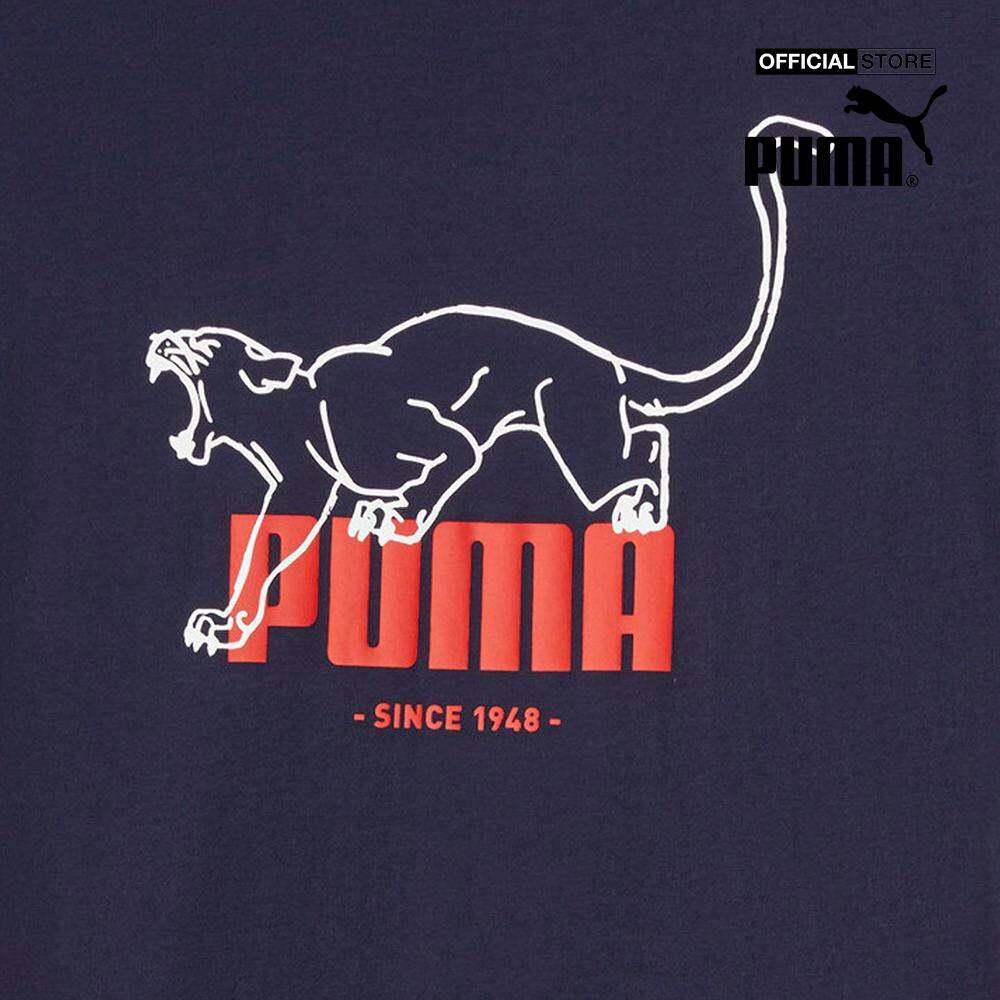 PUMA - Áo thun nam cổ tròn tay ngắn Graphics Animal 677190-0