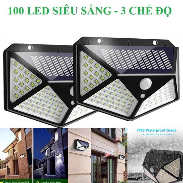 Đèn Năng Lượng Mặt Trời Solar 100 LED siêu sáng