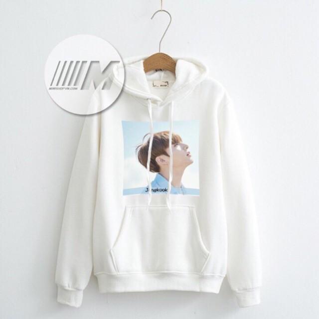 ( Best seller) ÁO HOODIE NAM NỮ Hình BTS V, Suga, Jungkook, Jin có bigsize