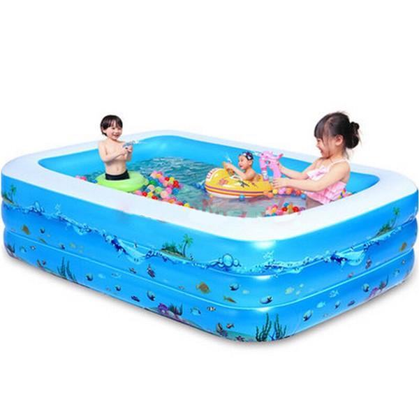 BỂ BƠI PHAO BƠI 1,2M/1,3M/1,5M/1,8M/2,1M CHỮ NHẬT 3 TẦNG -