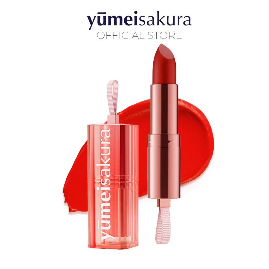 Son Thỏi Lì Mịn Chotto Matte Yumeisakura Đỏ Cam Candy Apple Lipstick YMS07 3.5g