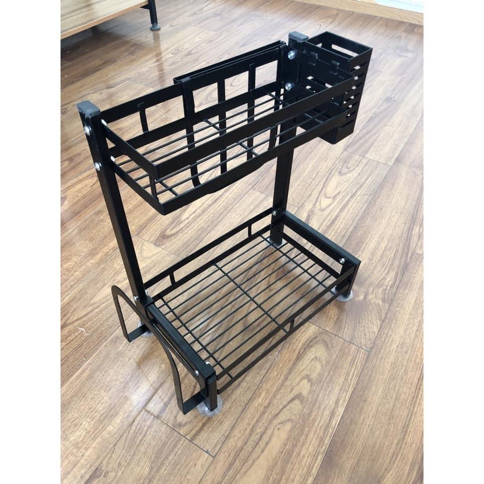 KỆ GIA VỊ 2 TẦNG INOX