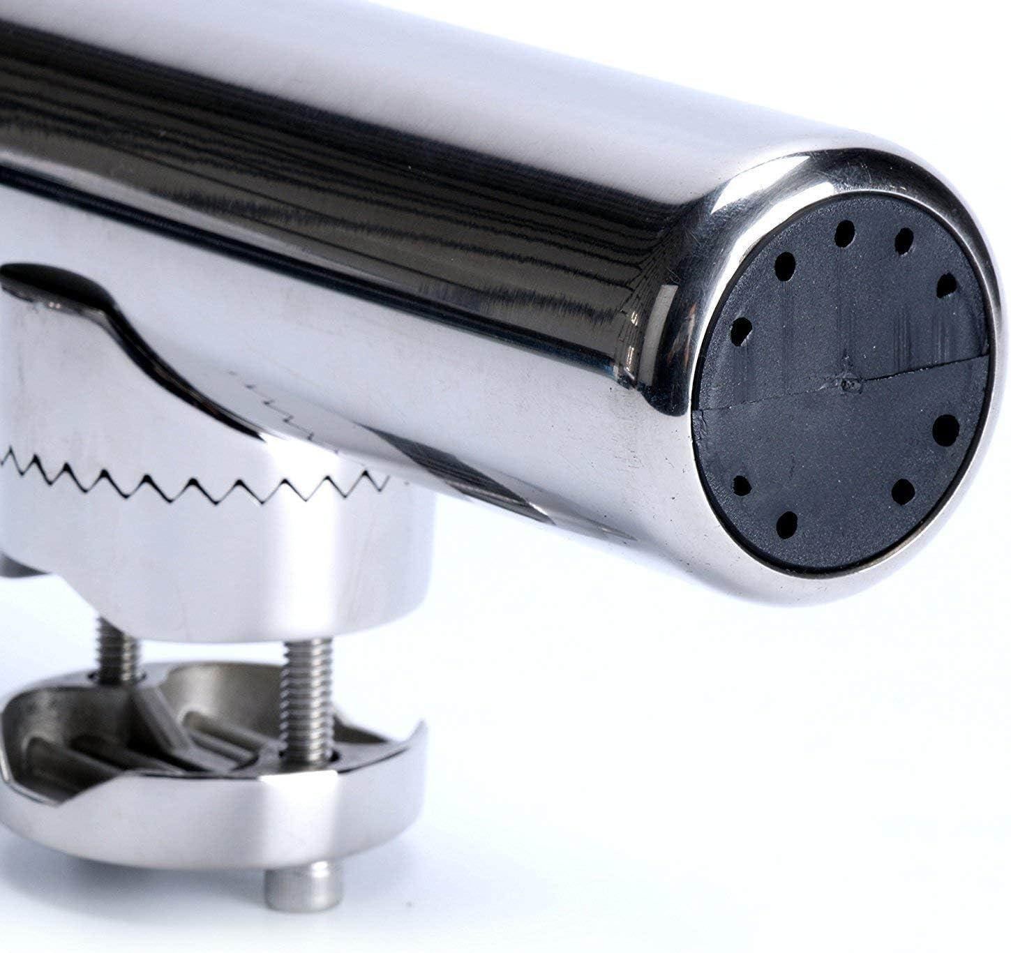 Chiếc Thép Không Gỉ Biển Thuyền Đường Sắt Cần Câu Giá Đỡ Đường Ray 19Mm Đến 25Mm