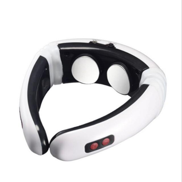 Gối Massage Cổ Vai Gáy Mát Xa Toàn Thân Đa Năng Bằng Xung Điện - Máy Massage Neck Massager - Topbanchaynhat