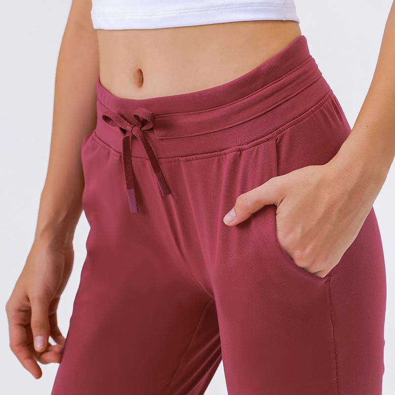Cao Cấp Rời Tập Yoga Túi Quần Nữ Đồ Thể Thao Tập Gym Thoáng Co Giãn Thoáng Khí Mềm Giải Trí Chạy Bộ Tập Thể Thao, Quần Legging