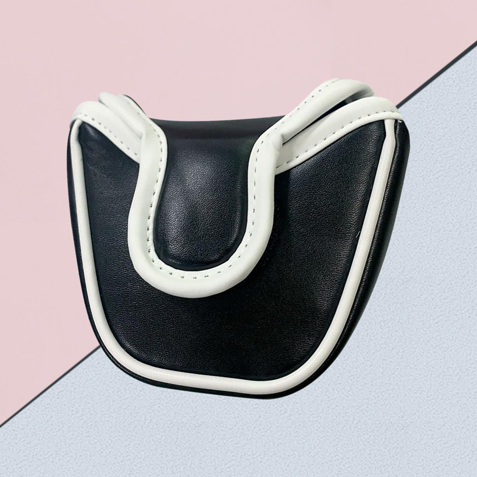 2X Universal Soft PU Golf Mallet Head Cover  Putter Cover with