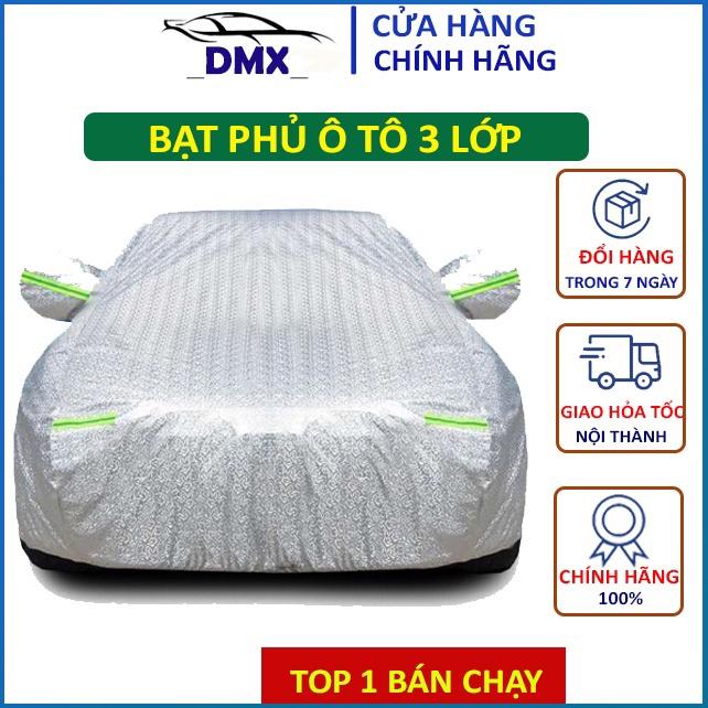 Bạt phủ ô tô, bạt phủ, bạt phủ xe ô to cao cấp - Bạt phủ xe ô tô tráng nhôm 3 lớp cách nhiệt