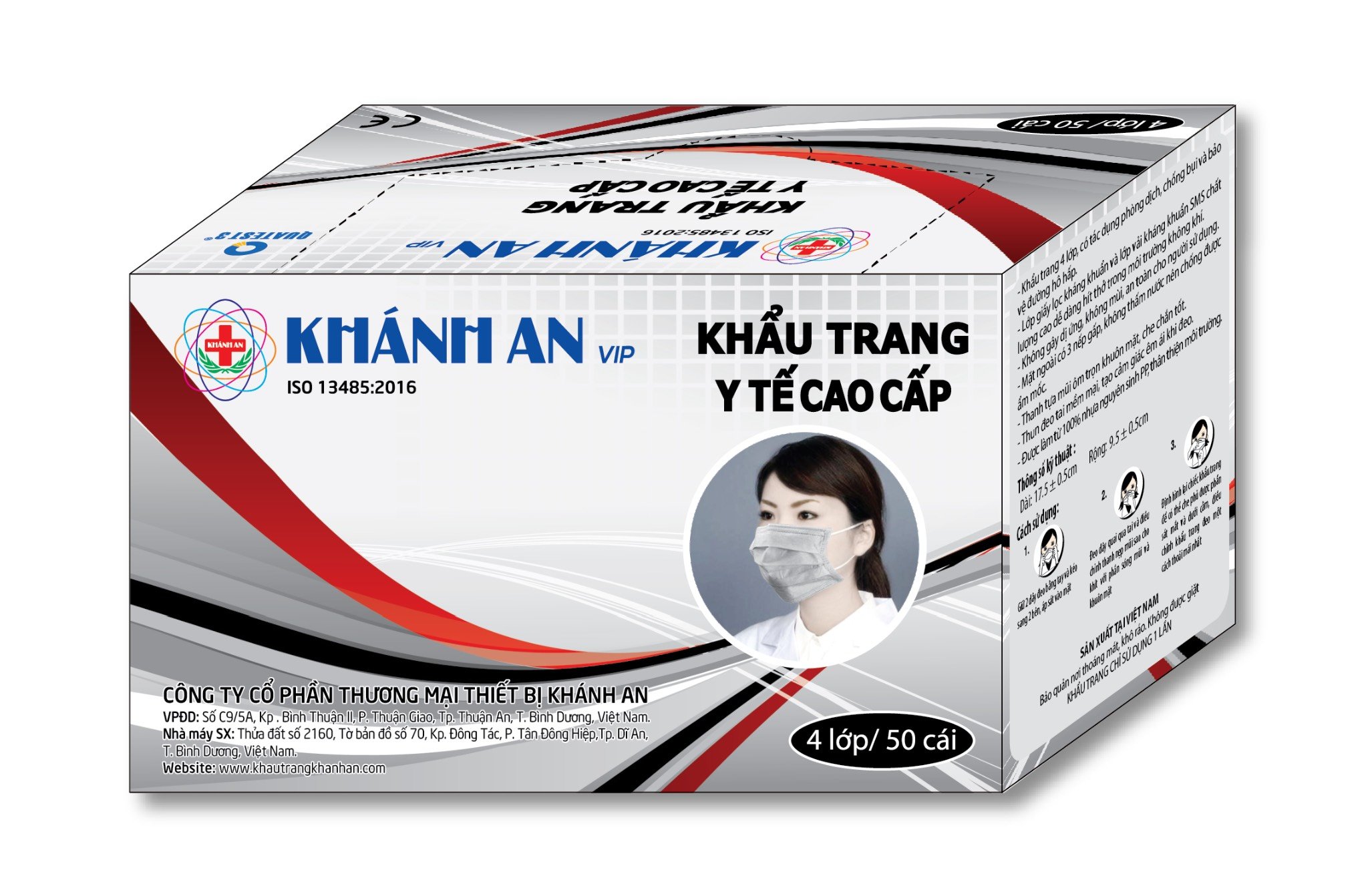 [HCM] [Hàng loại 1] Khẩu Trang Y Tế Kháng Khuẩn 4 Lớp - Hàng Cao Cấp Loại 1 - Tặng Kèm 5 Chiếc Khẩu Trang