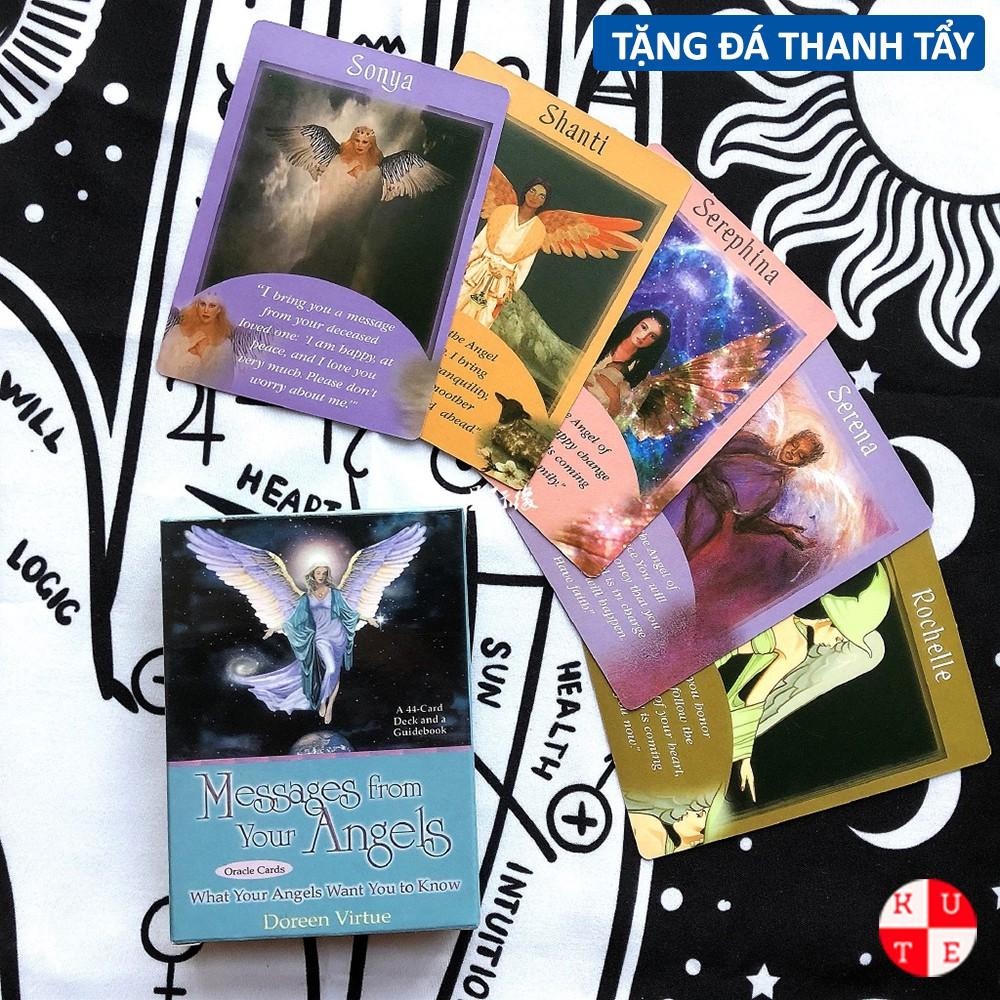 Bài Oracle Mesages From Your Angels 44 Lá Bài Tặng File Tiếng Anh Và Đá Thanh Tẩy