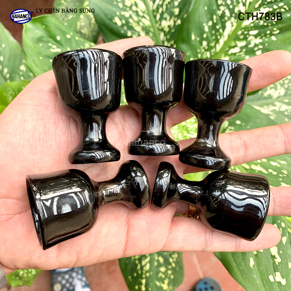 Ly Uống R.ư.ợ.u Bằng Sừng Tự Nhiên HAHANCO Tốt Cho Sức Khỏe